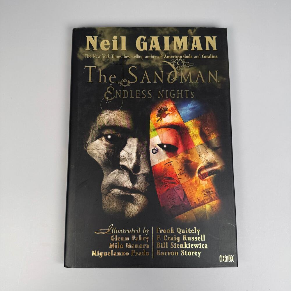The Sandman Endless Nights Neil Gaiman Hardcover Graphic Novel 2003 First Print